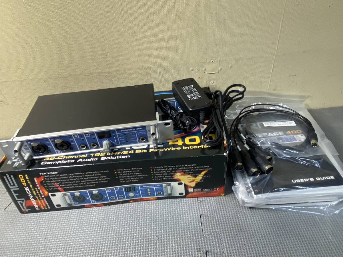 いします * 224 RME Fireface 400 オーディオインターフェース になり