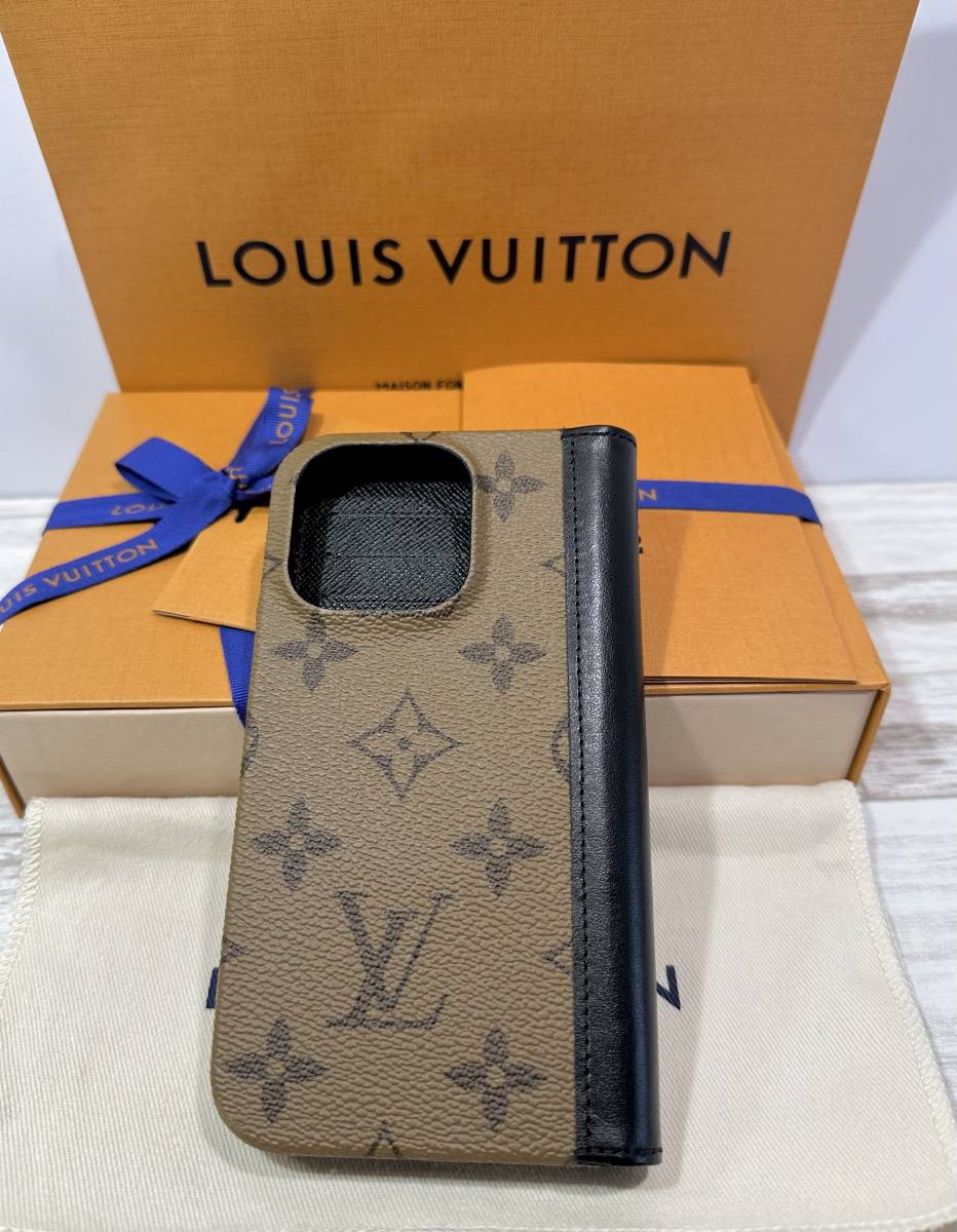 LOUIS VUITTON ルイヴィトン iPhone14PRO・フォリオ/モノグラム