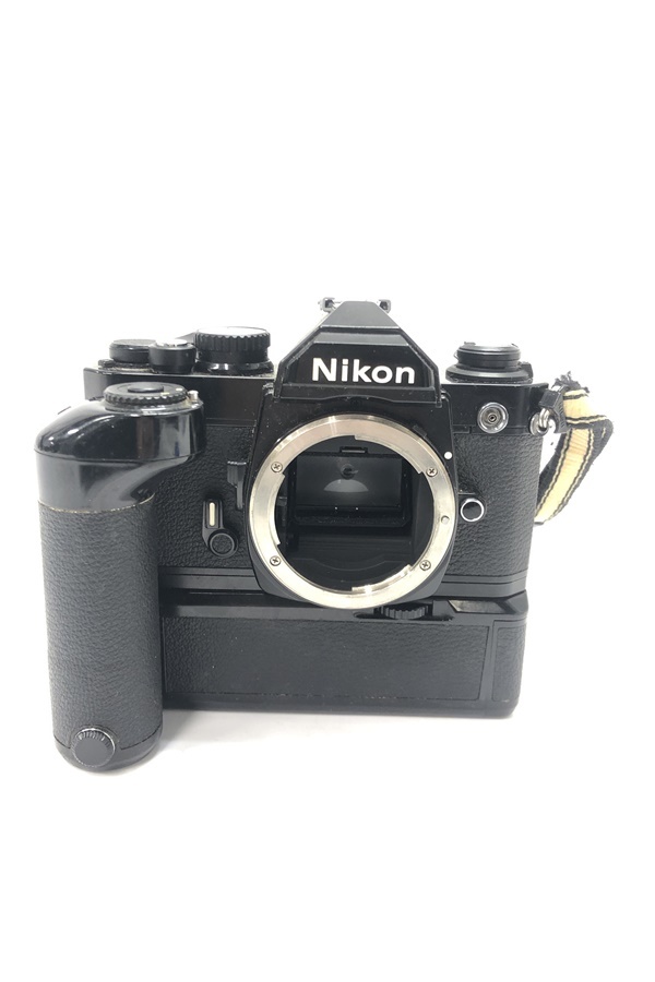 超美品 東京 NIKON ニコン NEW FM2 ボディ 778万 ブラック MD12 timpex