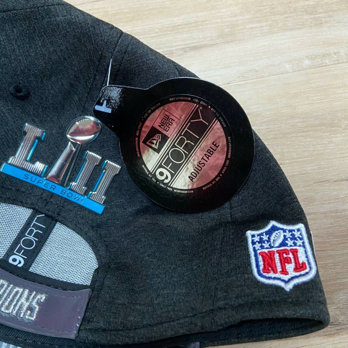 New Era ニューエラ NFL PHILADELPHIA EAGLES イーグルス Super Bowl Champions 9FORTY Strapback キャップ 　フリーサイズ_画像6