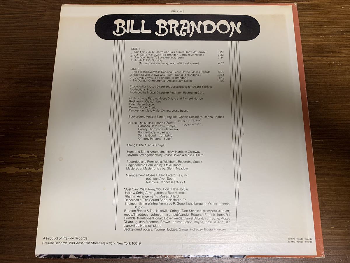 BILL BRANDON PRL 12149_画像2
