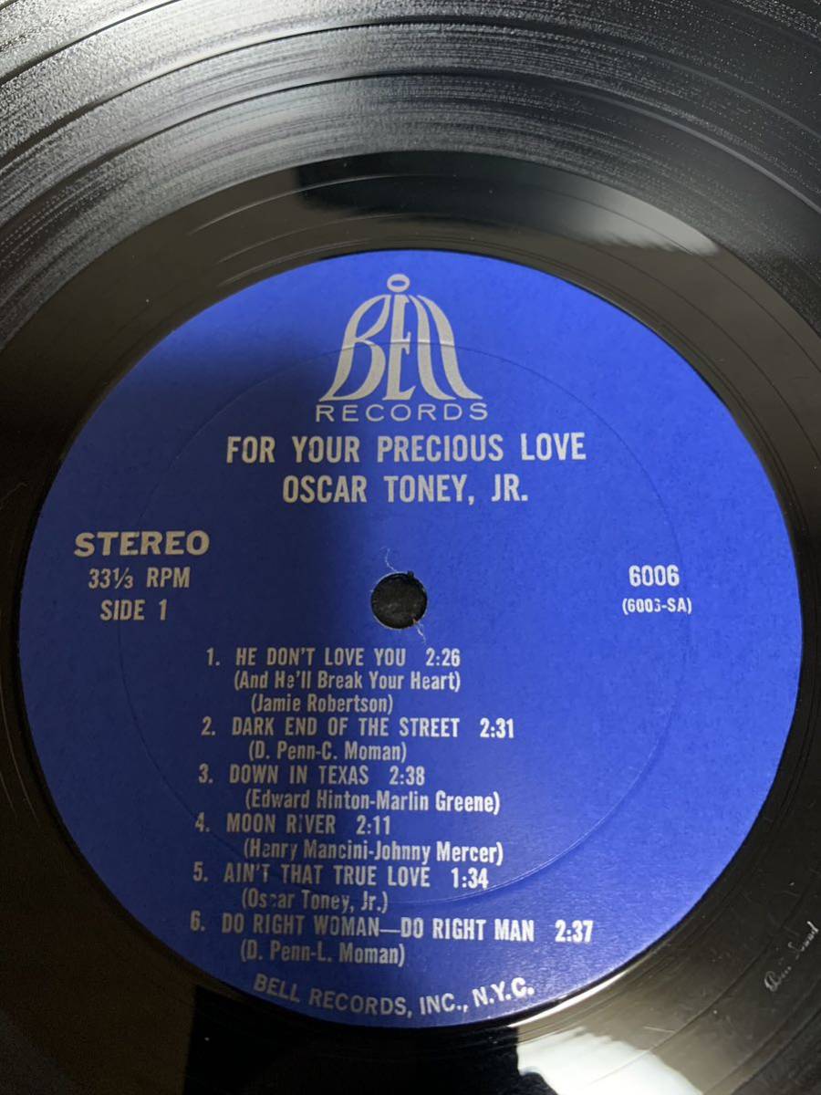 OSCAR TONEY JR. / FOR YOUR PRECIOUS LOVE_画像3