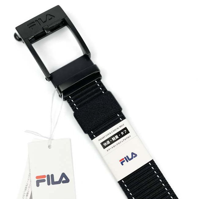 ベージュ フィラ スマートロック 穴なし ナイロンベルト 021 FILA_画像2