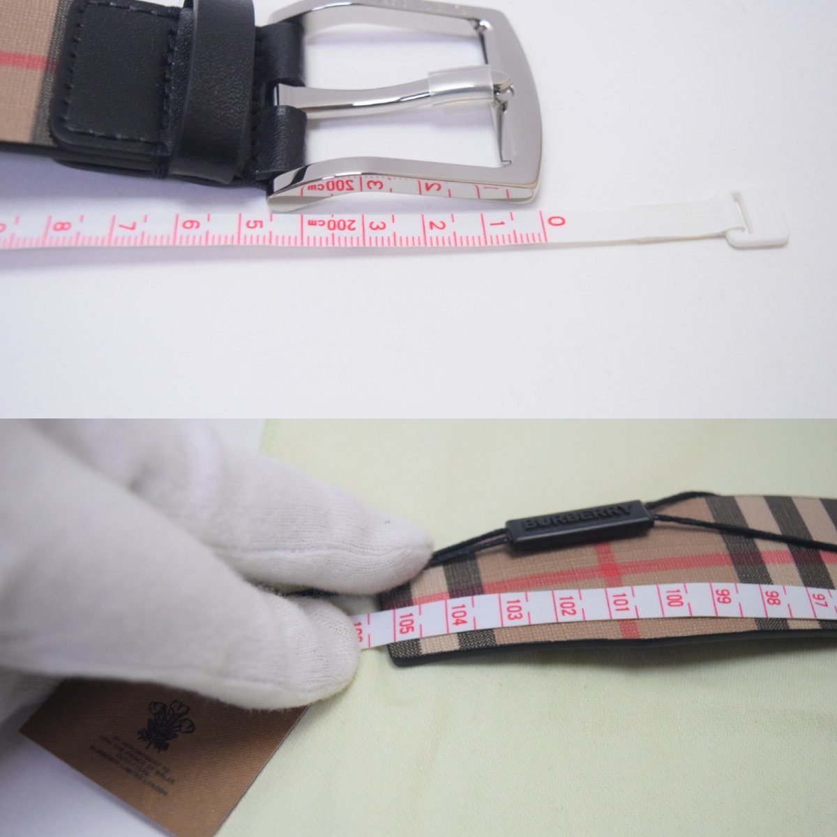 ヤフオク! - 未使用 送料込み BURBERRY バーバリー ベルト ヴ...