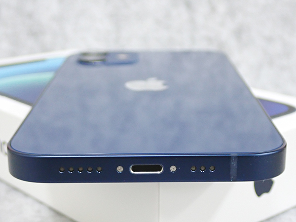 良品 SIMロック解除 au iPhone 12 64GB ブルー MGHR3J/A 本体 SIM ...