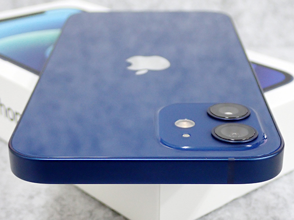 良品 SIMロック解除 au iPhone 12 64GB ブルー MGHR3J/A 本体 SIM ...
