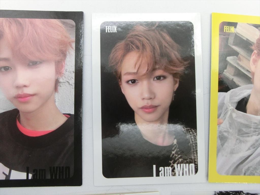 T[ro1-78][ free shipping ]straykidss scratch /I am WHO/ Felix trading card 5 pieces set /k-pop goods 