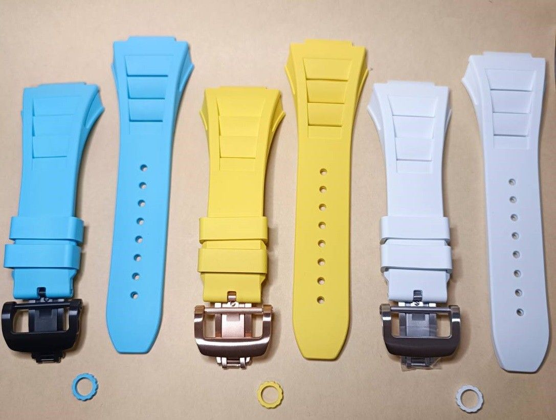 RST2 銀 apple watch カスタム 金属 メタル ラバー ゴールデン