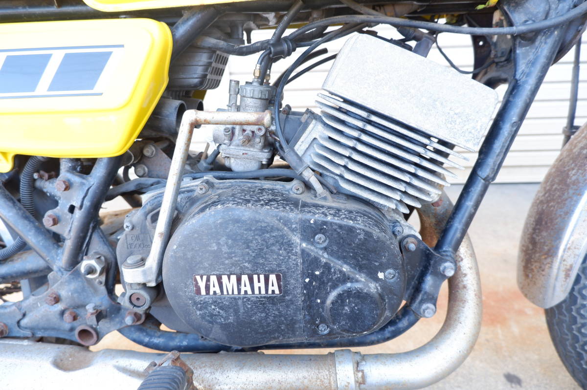 国内モデル　ヤマハ　RD250 1A4 エンジン実働　書付き　_画像4