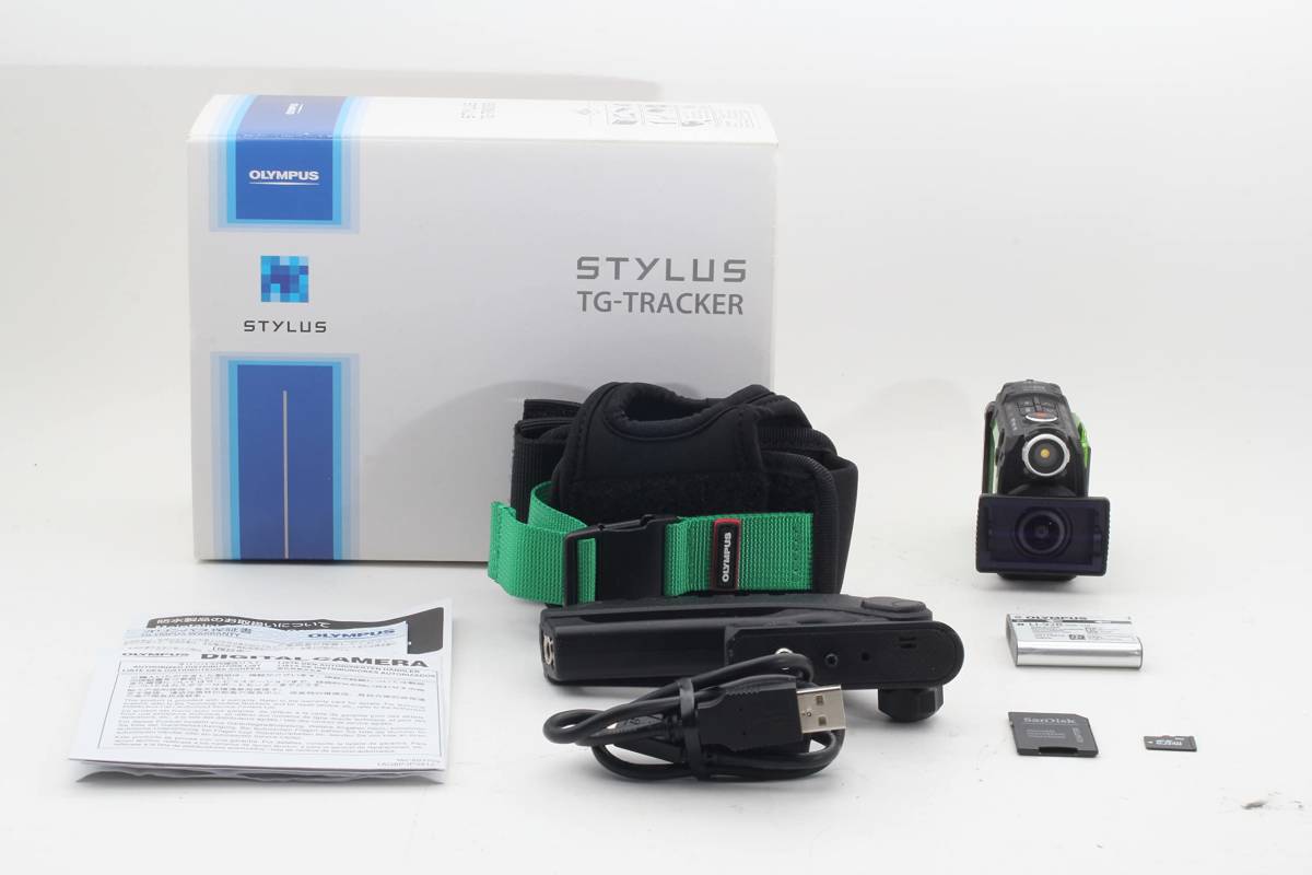 OLYMPUS アクションカメラ STYLUS TG-Tracker ブラック 防水性能30m 耐衝撃2.1m 耐荷重100kgf 防塵 耐 