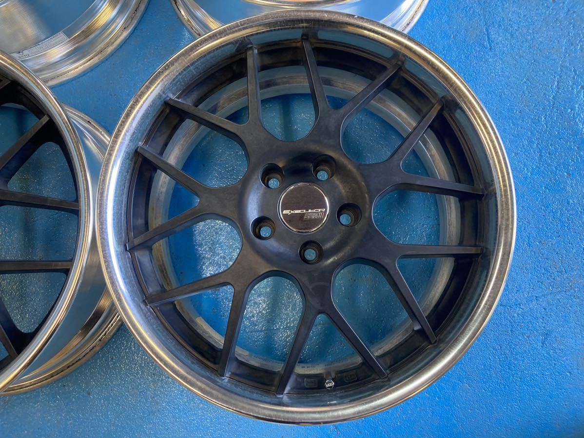SSR エグゼキューター EX02 18インチ 8j +45 マットブラック 【SEAL