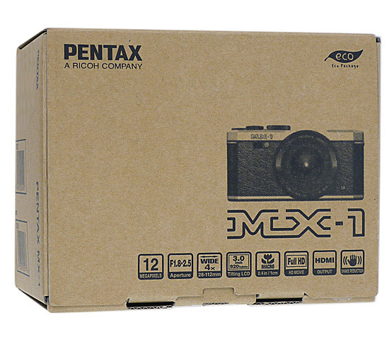 PENTAX製 デジタルカメラ MX-1 ブラック/1200万画素 元箱あり