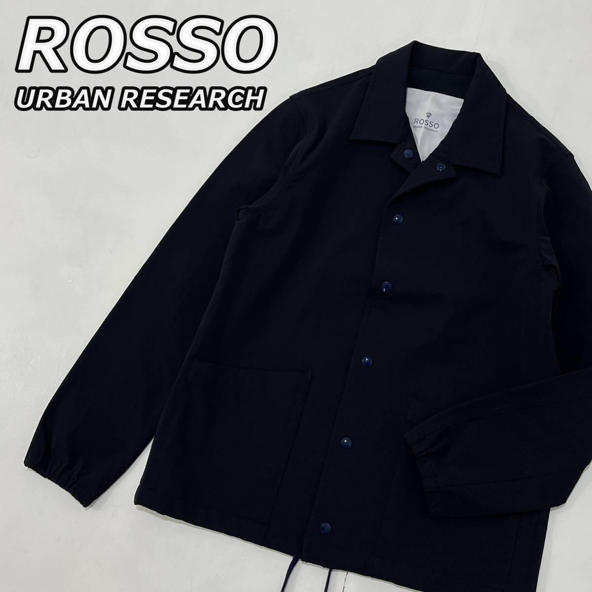 [ROSSO] rosso Urban Research стрейч нейлон коуч жакет мужской темно-синий цвет темно-синий urban research RA76-17M005