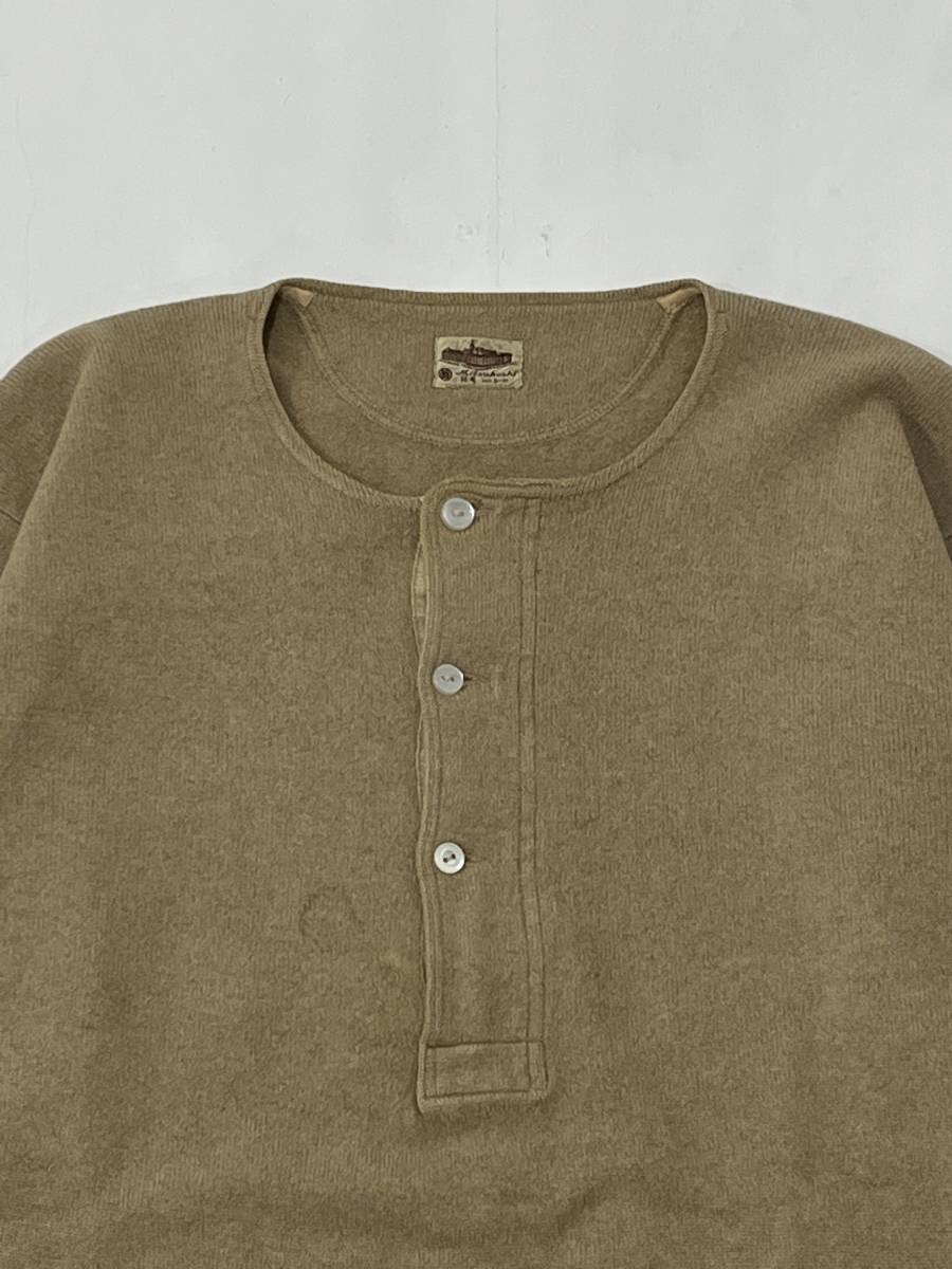 50-60年代頃【Mitsukoshi】三越 ビンテージ ウール生地 ヘンリー 50-60年代頃【Mitsukoshi】三越 ビンテージ ウール生地 ヘンリー