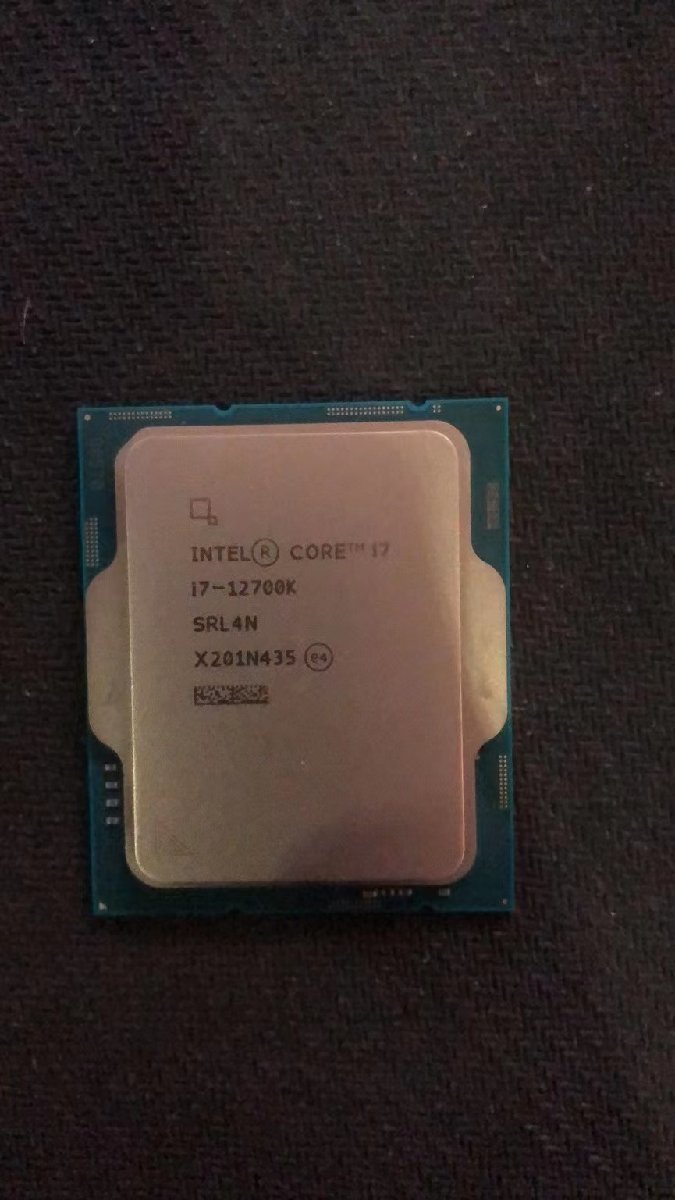 期間限定】 Intel Core i7-12700K プロセッサー 中古 動作未確認