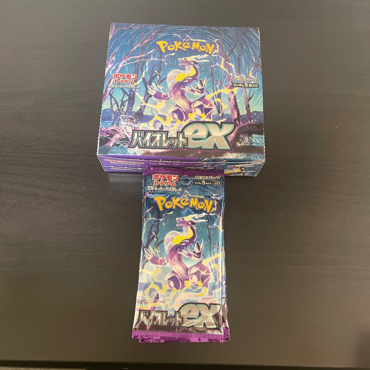 バイオレットex サーチパック ポケモンカード ポケカ 2パック 重量