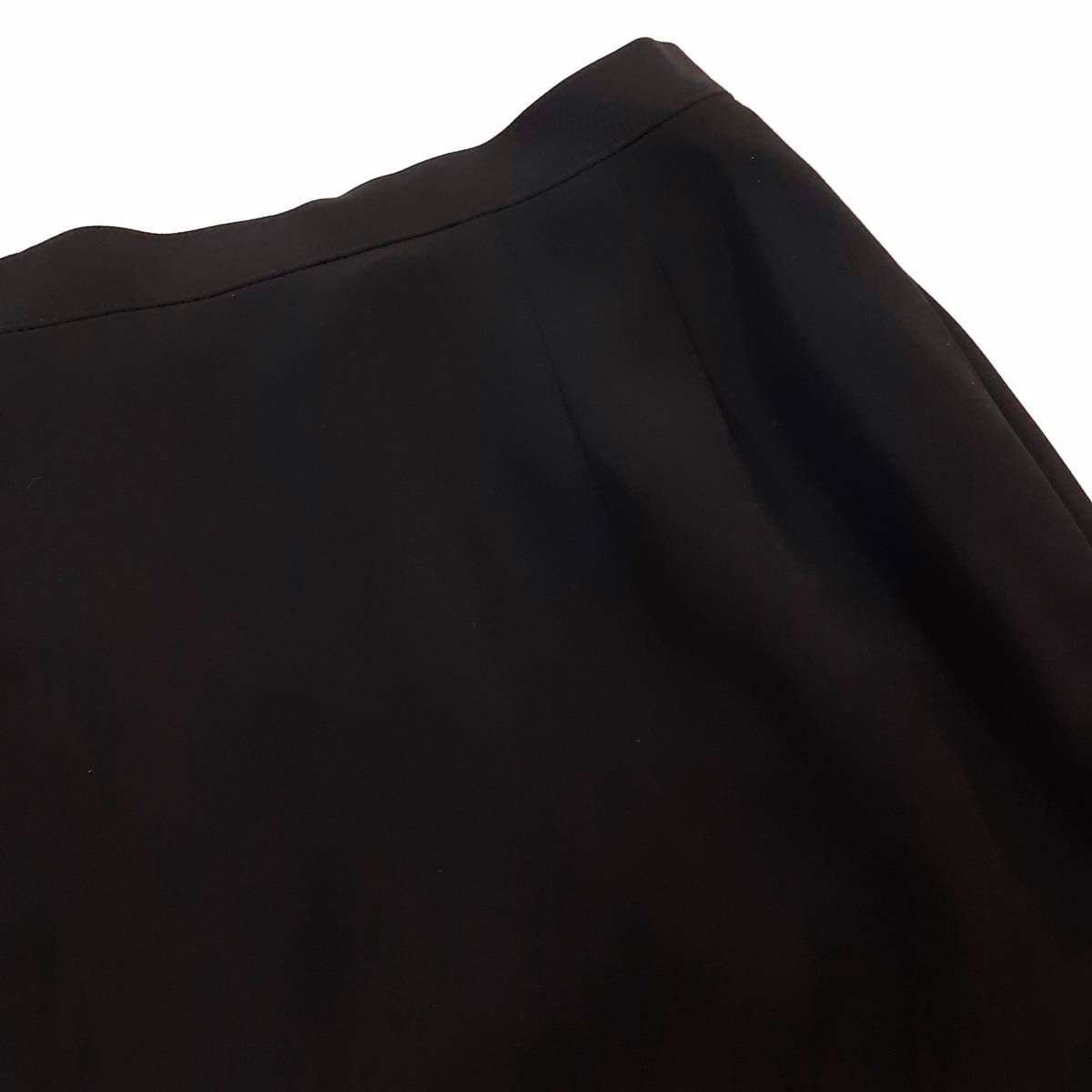 m5 прекрасный товар * бесплатная доставка *5 минут рукав гонки жакет колени длина юбка черный формальный костюм траурный костюм * женский 17 номер 4L большой размер .~ лето предмет одноцветный чёрный цвет 