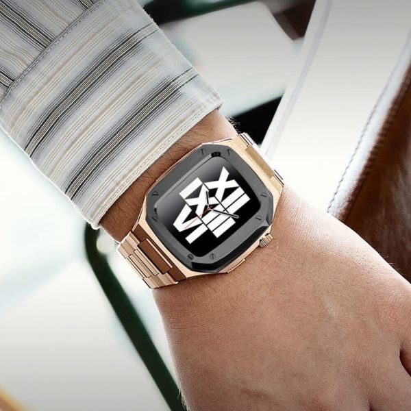 44mm 45mm apple watch メタル ラバーバンド カスタム 金属 ゴールデンコンセプト golden concept 好きに_画像4