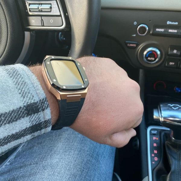 44mm 45mm apple watch メタル ラバーバンド カスタム 金属 ゴールデンコンセプト golden concept 好きに_画像5