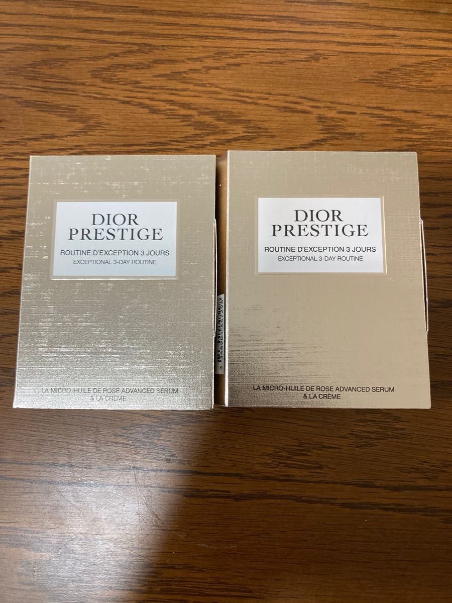 週末限定値下げ Dior ディオール プレステージ 3デイズデュオ サンプル マイクロユイルドローズセラム ラクレーム