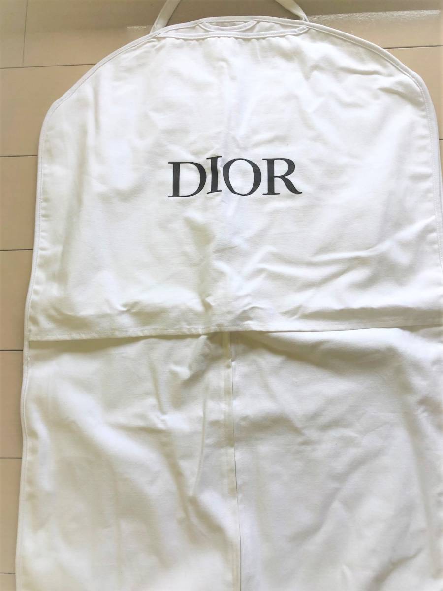 新品同様★DIOR ディオール　ガーメント　ジャケット　スーツカバー 衣装ケース　洋服カバー　ホワイト★_画像1