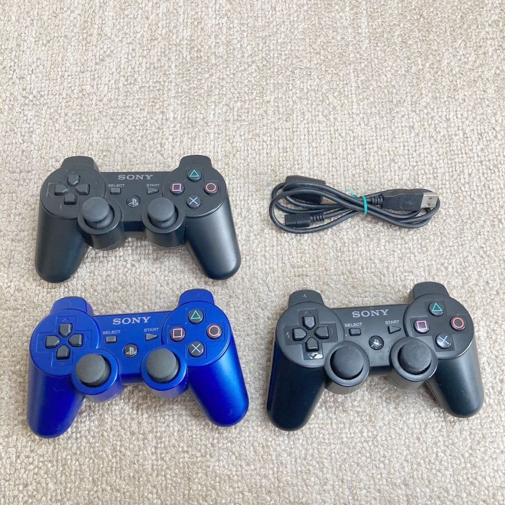 ジャンク品 ソニー PS4 PS3 ワイヤレスコントローラー レッド