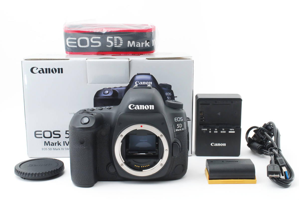 Top Quality 元箱 ★極上美品★ Canon キャノン EOS 5D Mark IV Body ボディ デジタル一眼レフカメラ (2356)