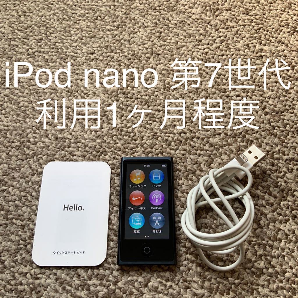 タイムセール！】 iPod nano 第7世代 16GB Apple A1446 アイポッド
