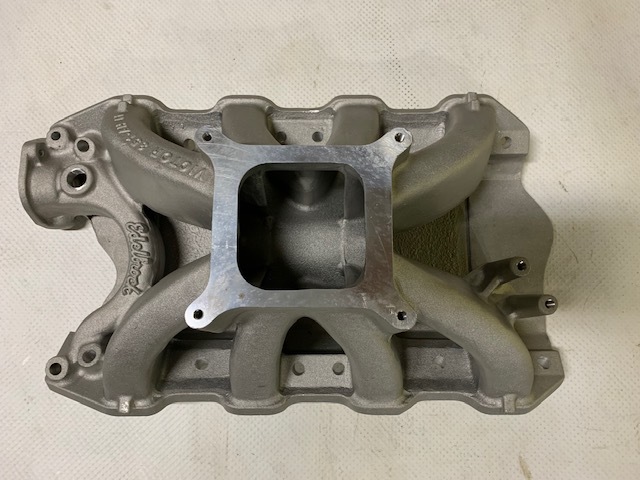 e- Dell block 2990 intake manifold Ford 351C unused long-term keeping goods FORD EDELBLOCK Ame car Nascar 