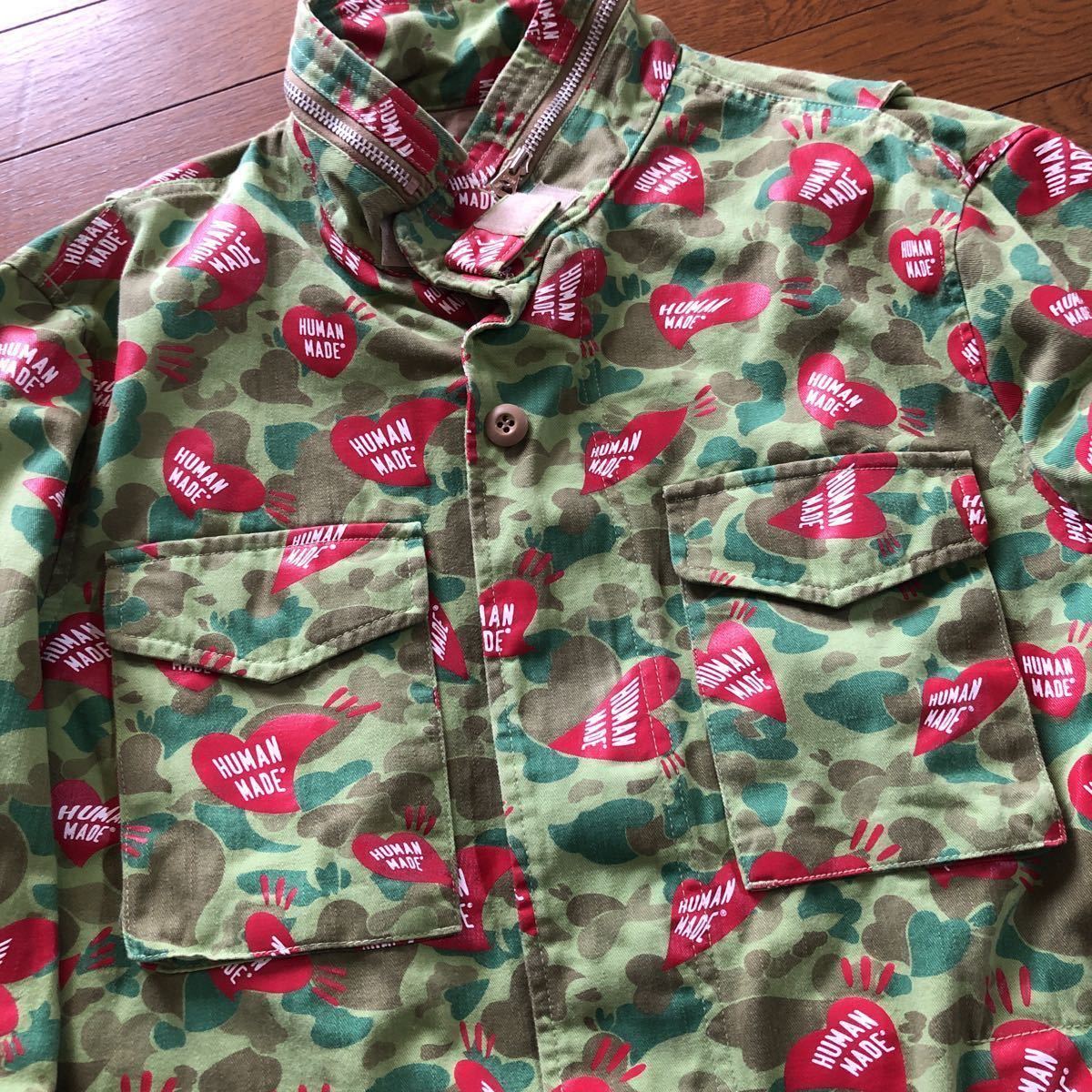 HUMAN MADEヒューマンメイド HEART CAMO FIELDJACKET M-65 ジャケット