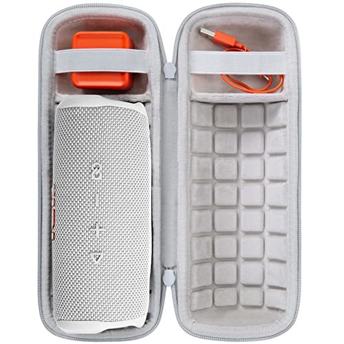 co2CREA made JBL Flip6/Flip5/Flip4 Bluetooth speaker for storage case ( hard case white hard case 