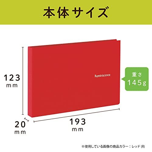 SEKISEI album pocket is -pa- house re Mini  sense Mini pocket album KG size 40 sheets . shape rose post card 21~50 sheets 