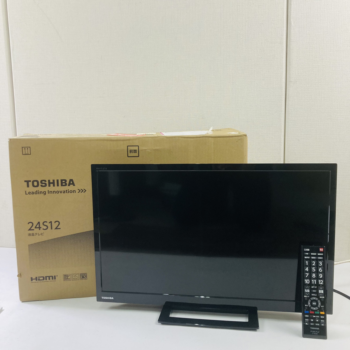 ヤフオク! - TOSHIBA REGZA 24V型 液晶テレビ 24S12 TV レグ