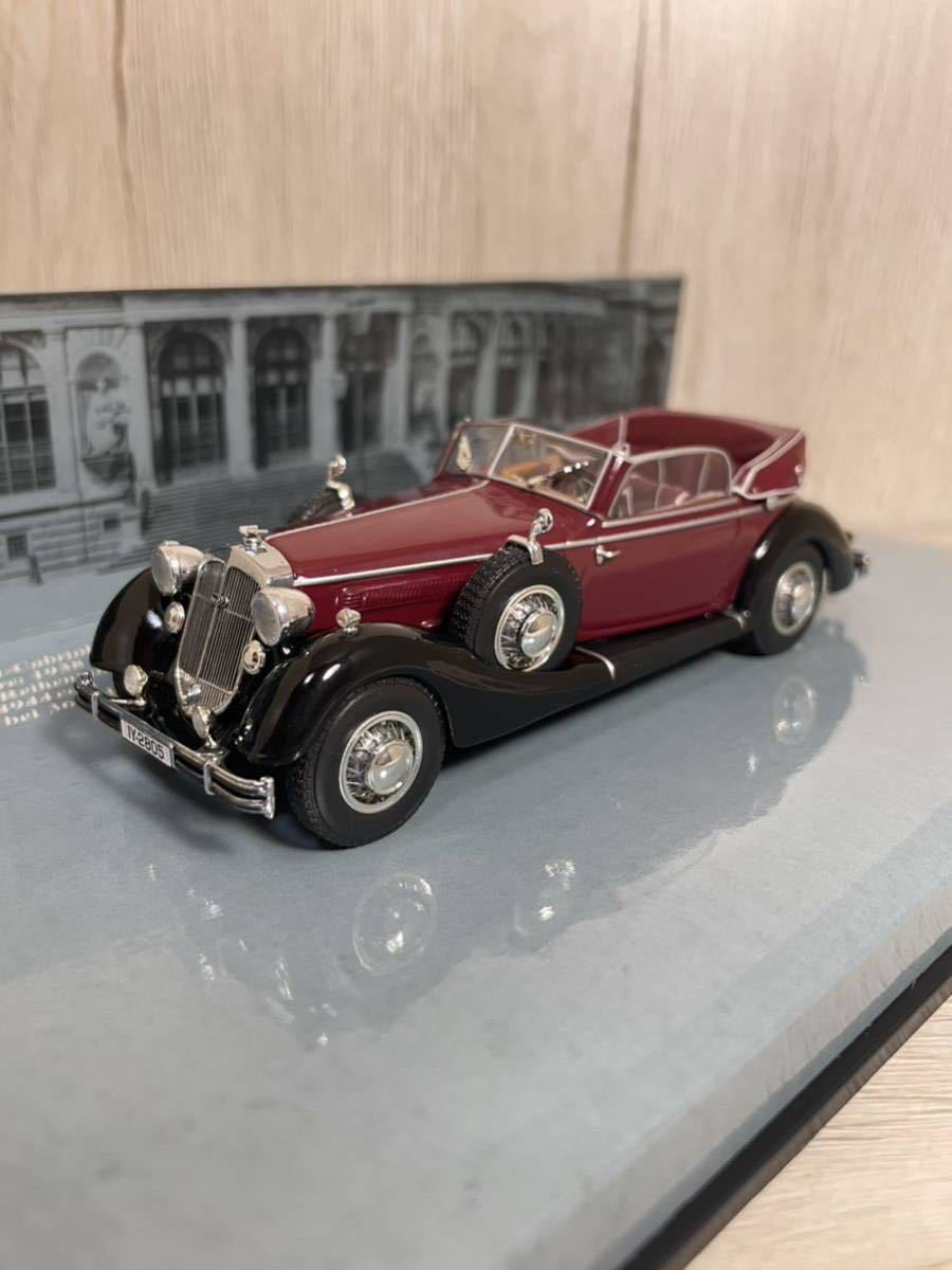 ■未使用品■ミニチャンプス■1/43■436 012031■ホルヒ853A■Horch 853 Cabriolet 1938 Red/Black■_画像1