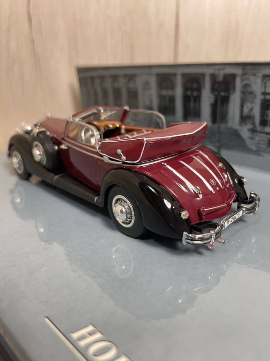 ■未使用品■ミニチャンプス■1/43■436 012031■ホルヒ853A■Horch 853 Cabriolet 1938 Red/Black■_画像2