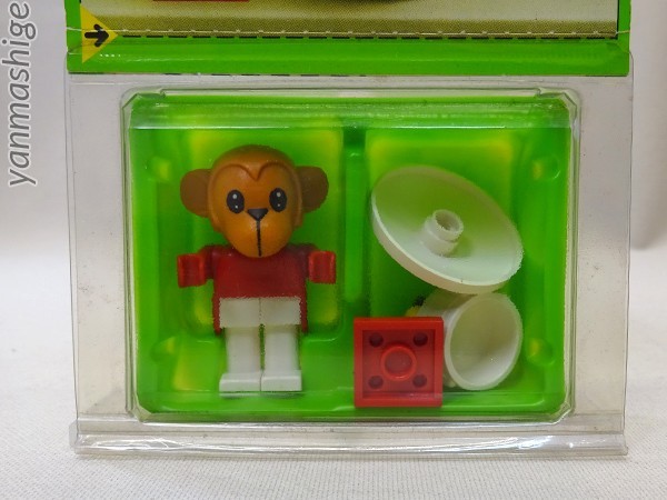 新品84年製 LEGO Fabuland 3713 ドラムスの猿のマイク Mike Monkey