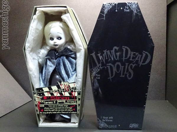 新品LDDレア シリーズ5ミステリー Siren セイレーン モノクロ リビングデッドドールズ Living Dead Dolls Series 5 Variant メズコ Mezco