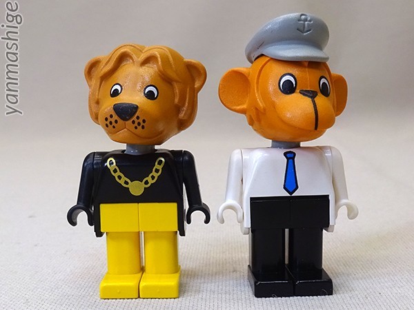 80sビンテージ LEGO Fabuland 3644 市長の車セット「ライオンの