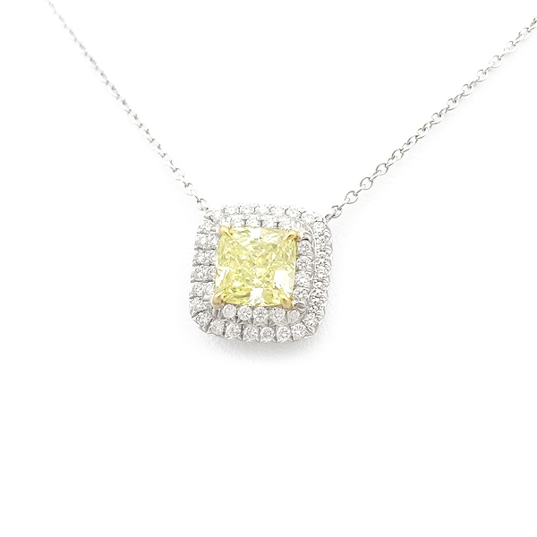 Колье Tiffany Sorest с желтыми бриллиантами 1,22ct FY VS2 [Бывшее в употреблении]