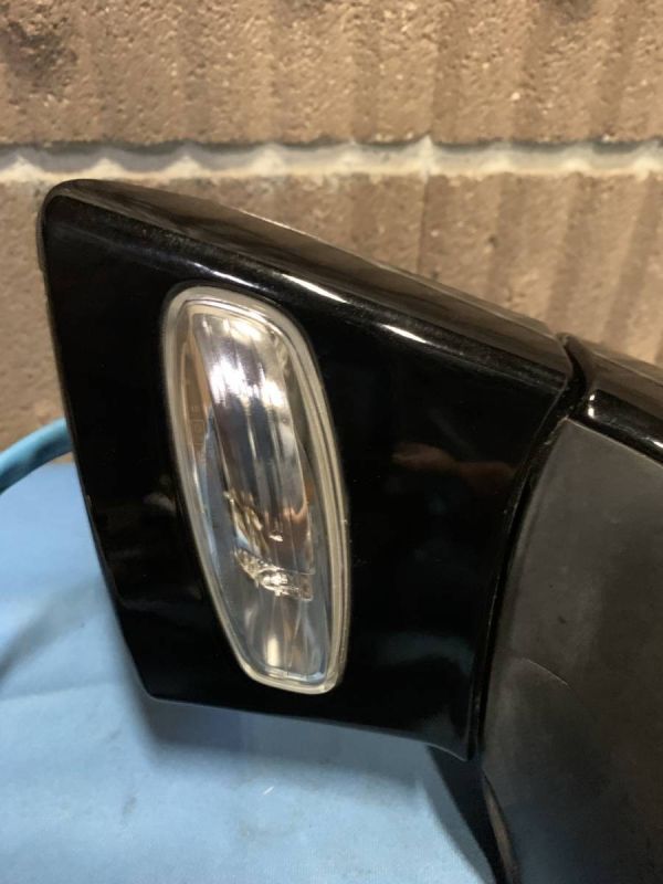  free shipping Peugeot 308 SW original door mirror left side used black 