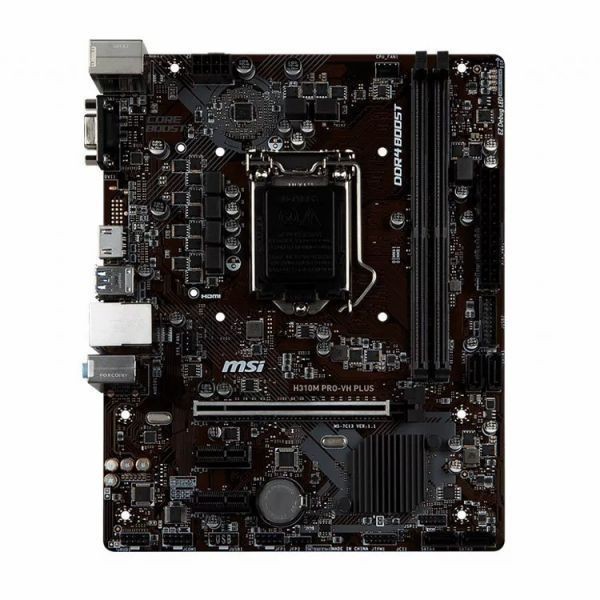 MSI MSI H310M PRO-VH PLUS LGA 1151 Intel H310M DDR4 32G Micro-ATX Motherboard