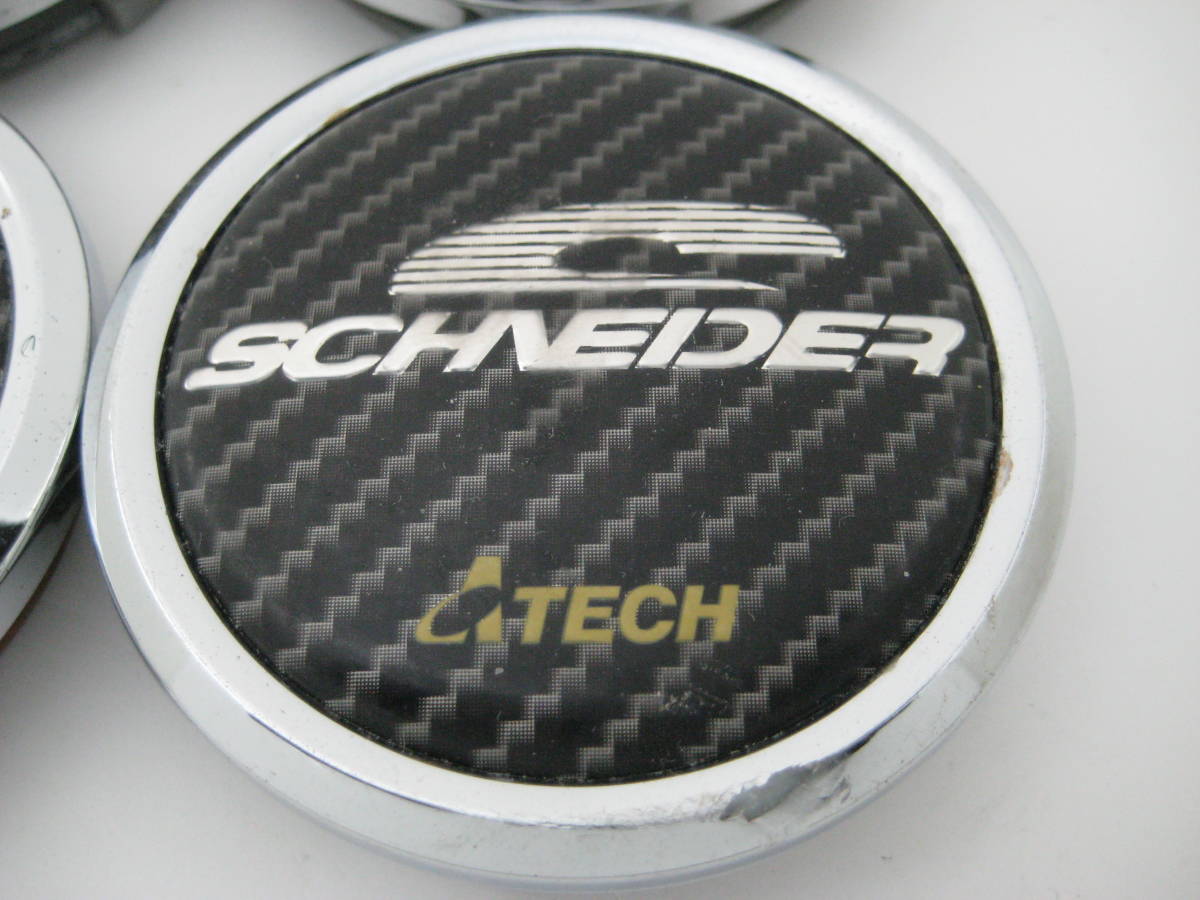 k6975 A-TECH 　SCHNEIDER シュナイダー 　アルミホイール用センターキャップ4個 PCK80_画像5