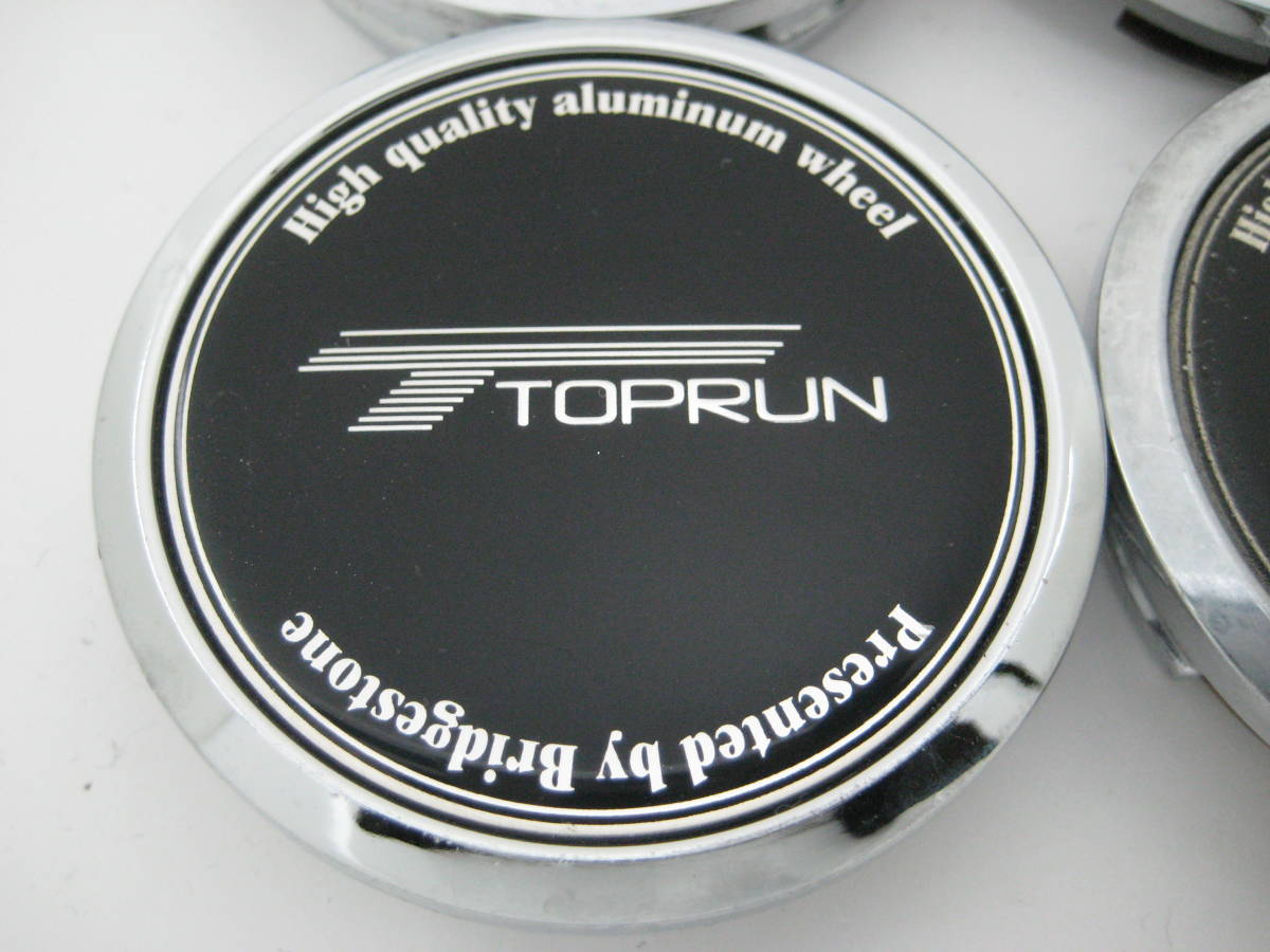 k7027 ブリヂストン TOPRUN アルミホイール用センターキャップ中古４個 31500415 31500410 31500400 BC-720_画像4