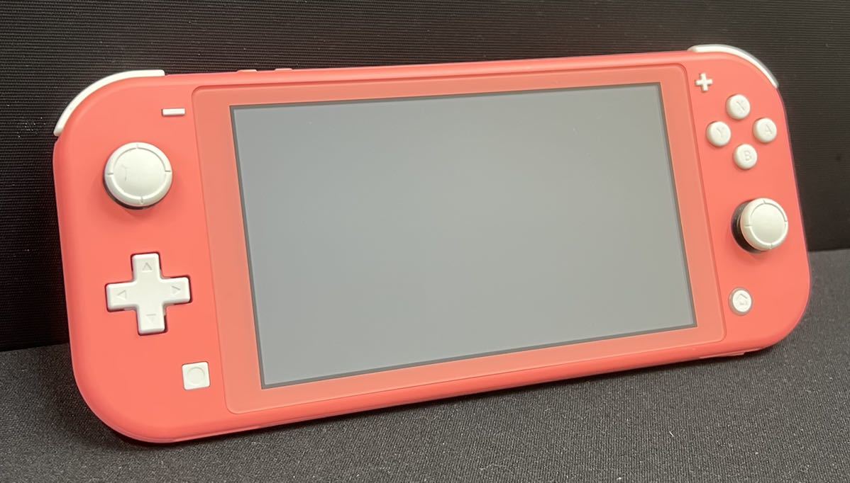 1円〜/初期化済み ニンテンドースイッチライト 本体 コーラル ピンク
