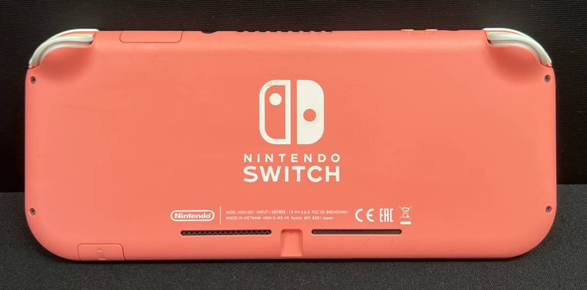 1円〜/初期化済み ニンテンドースイッチライト 本体 コーラル ピンク