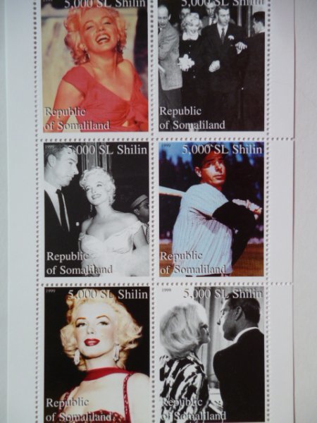 so Mali Land stamp [ Marilyn * Monroe ]6 sheets seat 1999