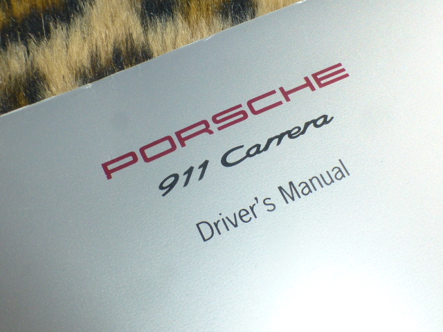 [ valuable! Japanese edition!] Porsche 911 Carrera type 993 owner manual driver's manual owner's mitsuwa automobile original regular goods air cooling 