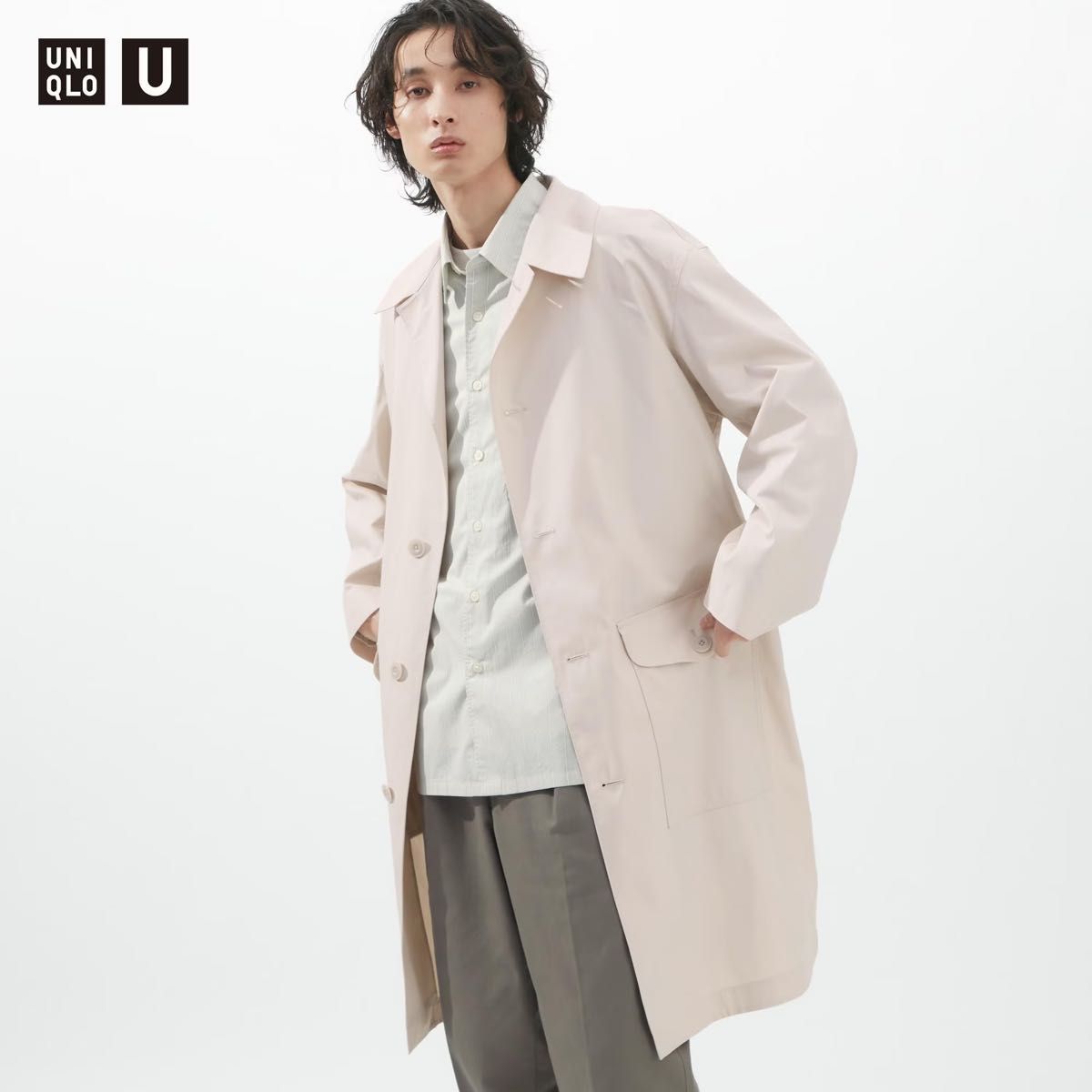 UNIQLO U 2023年新作2/10発売 オーバーサイズステンカラーコート UNIQLO U 2023年新作2/10発売 オーバーサイズステンカラーコート