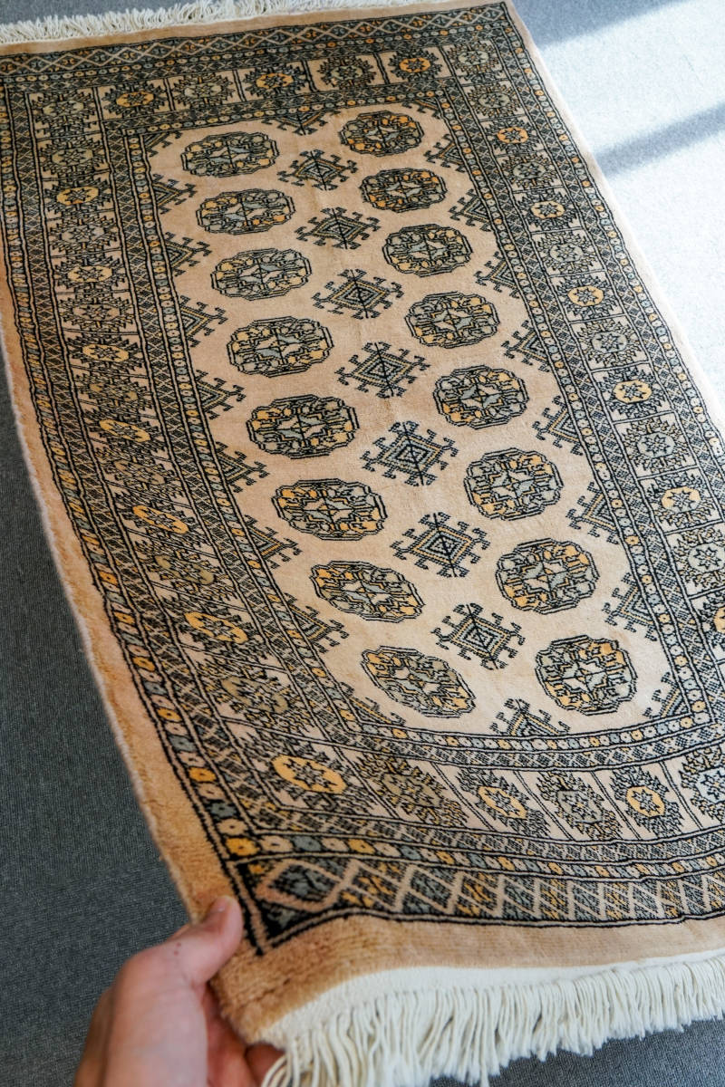 オープニングセール】 ガズニウール リビングラグ 155×94cm