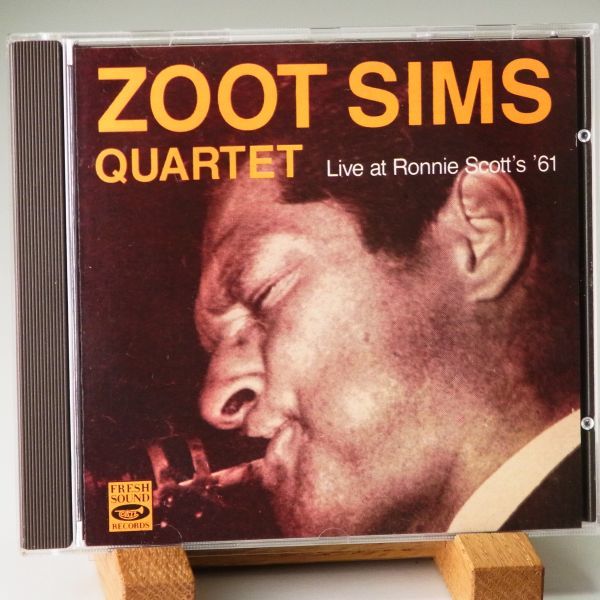 【廃盤 FRESH SOUND】ズート・シムズ　ZOOT SIMS QUARTET　LIVE AT RONNIE SCOTT'S '61_画像1